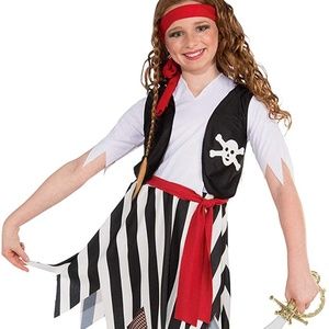 Little Lady Buccaneer Costume, Child Large